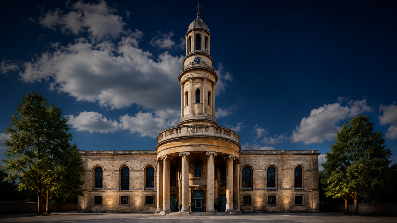 St. Mary's Church, Bryanston Square, Marylebone — Grade I listed neoclassical church